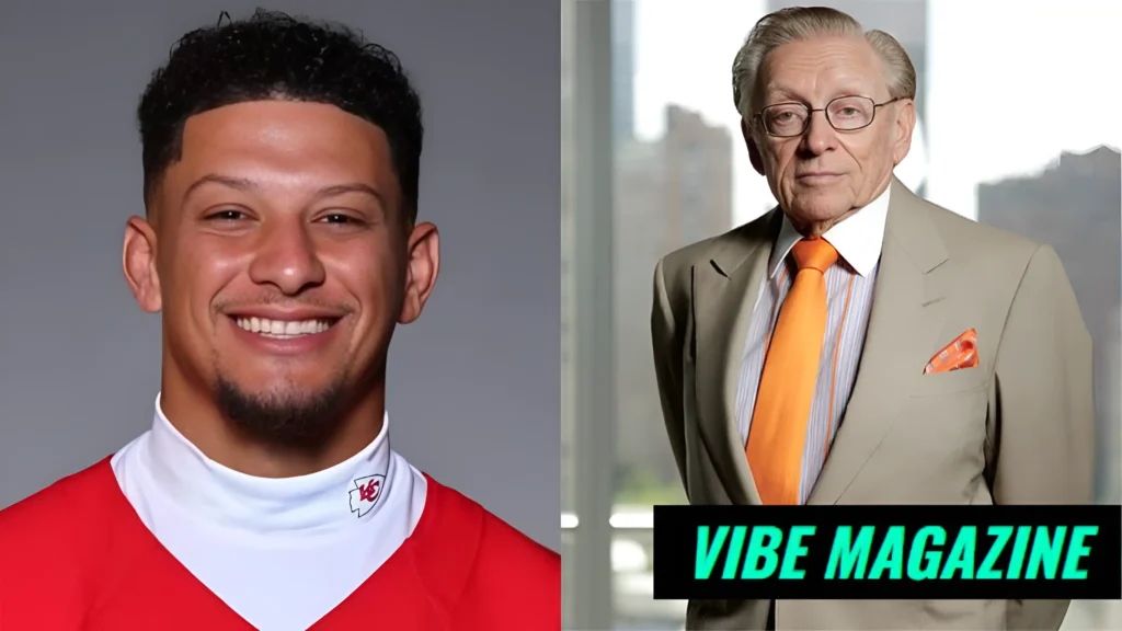 Patrick Mahomes and Larry Silverstein