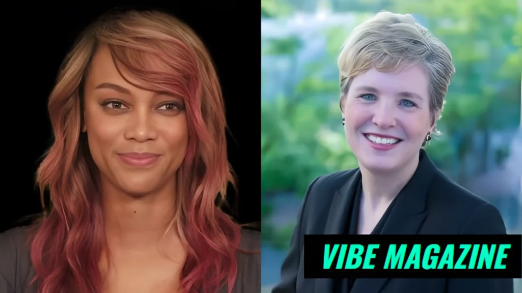 Tyra Banks and Maria Pope